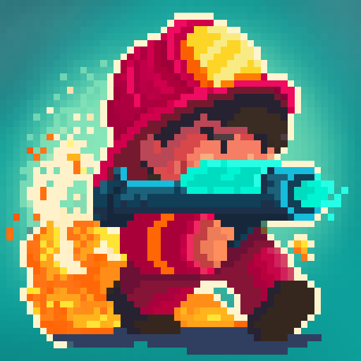 Firefighter: pixel shooter 0.1.3 (Unlimited Money)