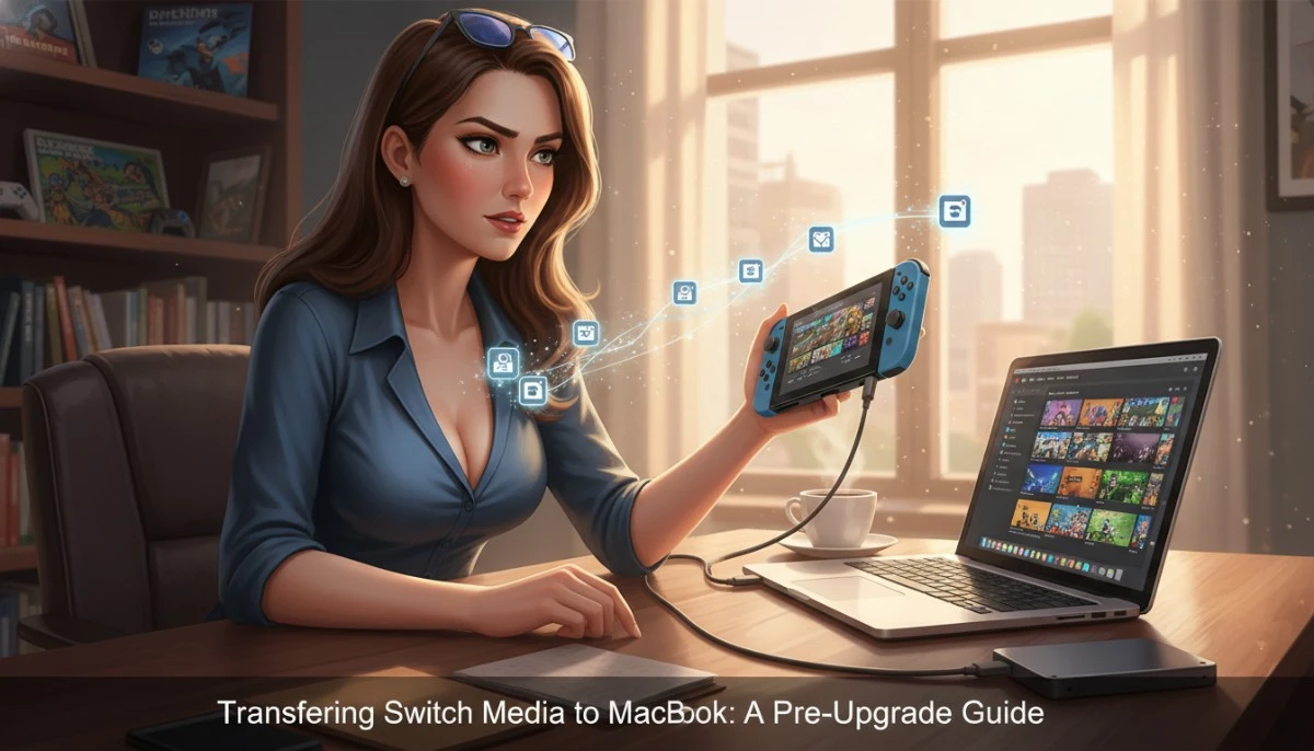 How to Transfer Media from a Nintendo Switch to a MacBook Before Upgrading