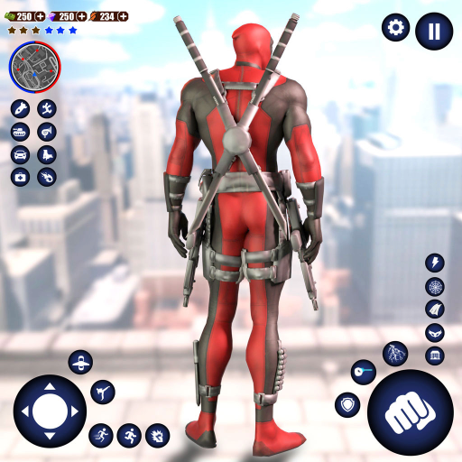 Miami Rope Hero Spider Games 1.20.1 (Unlimited Money)