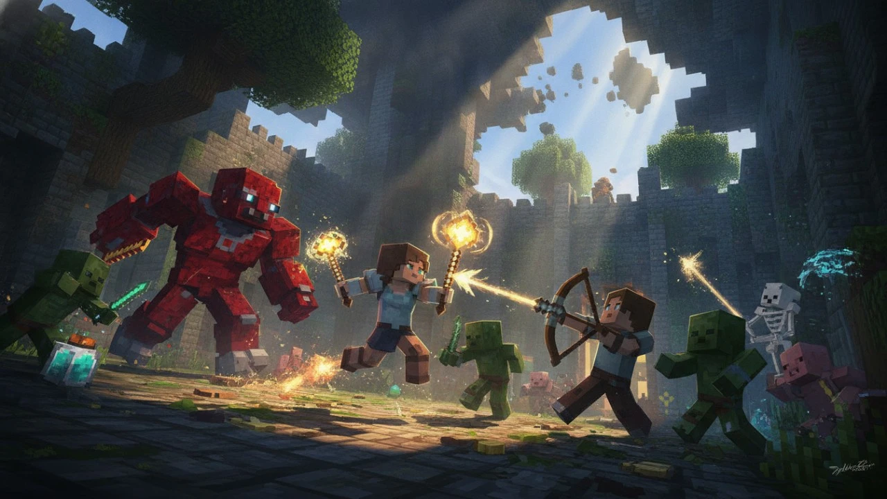 Minecraft Dungeons Steam Port: Stop Building and Start Brawling